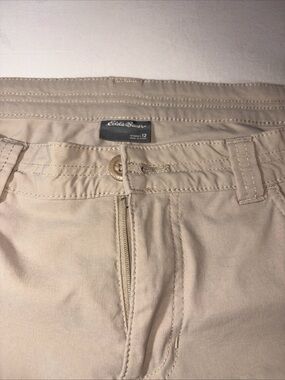Eddie Bauer Women's Athletic Shorts in Light Beige